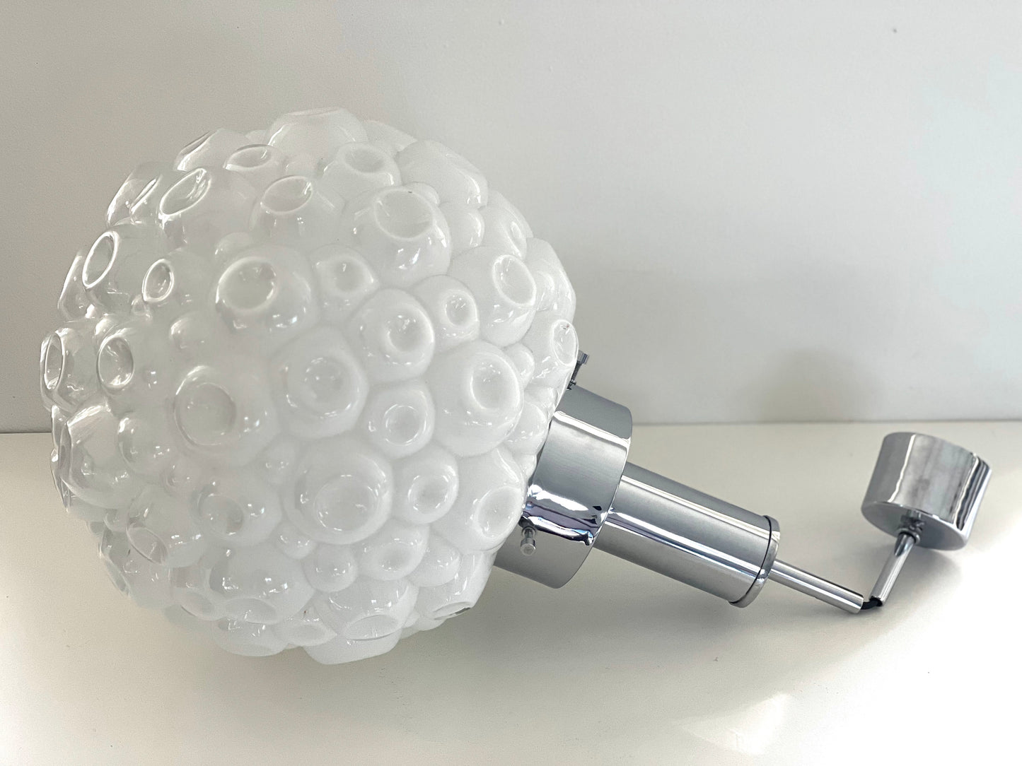 Helena Tynell XXL mundblæst bubble lampe fra 60’erne D: 30cm