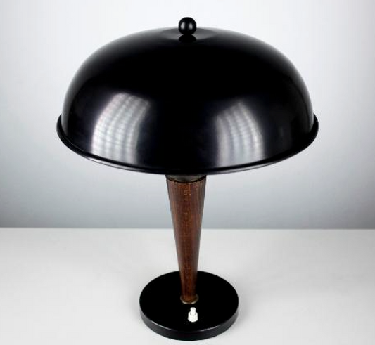 French 1950s mushroom table lamp H: 40 cm