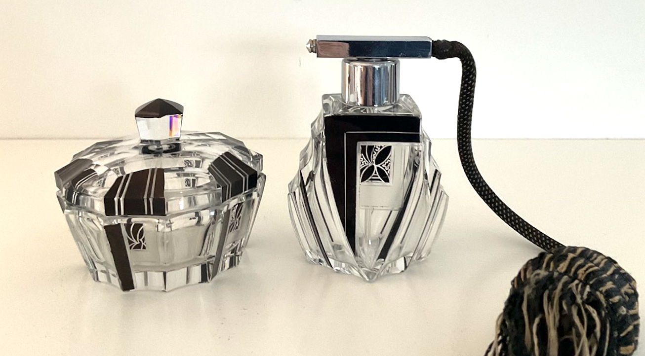 Sjælden Art Deco Karl Palda parfume sæt