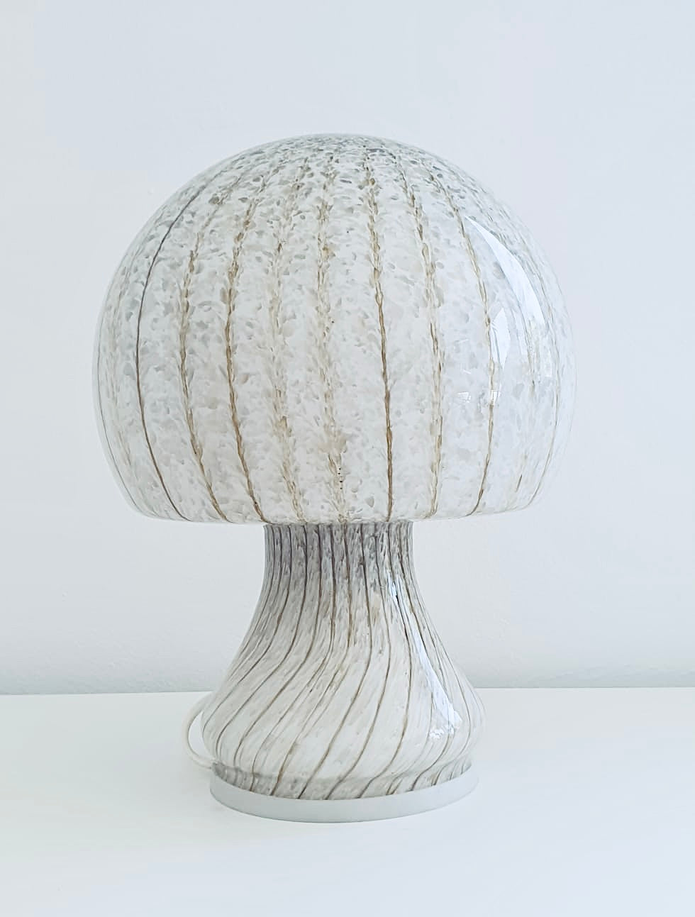 Murano mushroom lamp H: 27cm